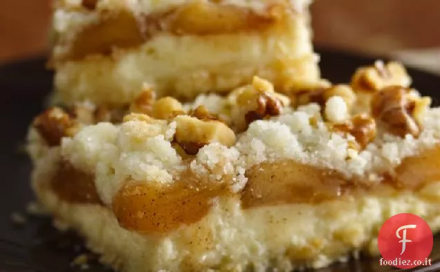 Barrette di formaggio Streusel di mele senza glutine