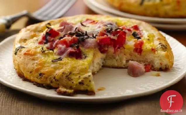 Fritatta al Prosciutto e Uova