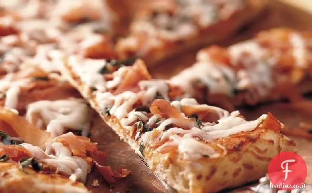 Pizza al Pomodoro e Prosciutto