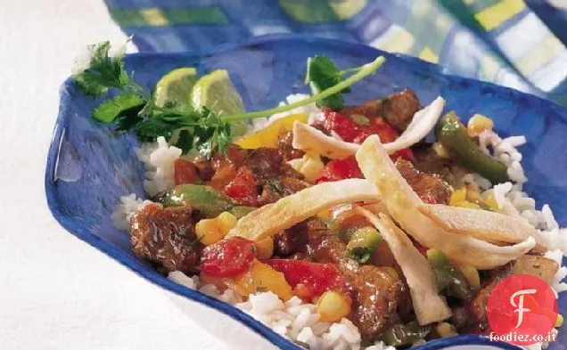 Ciotole di Fajita di manzo