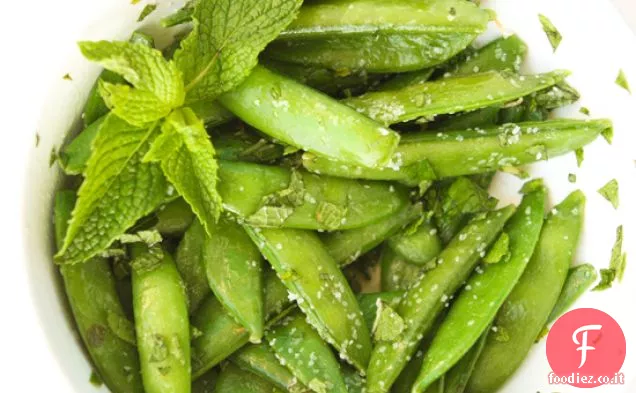 Piselli a scatto con menta