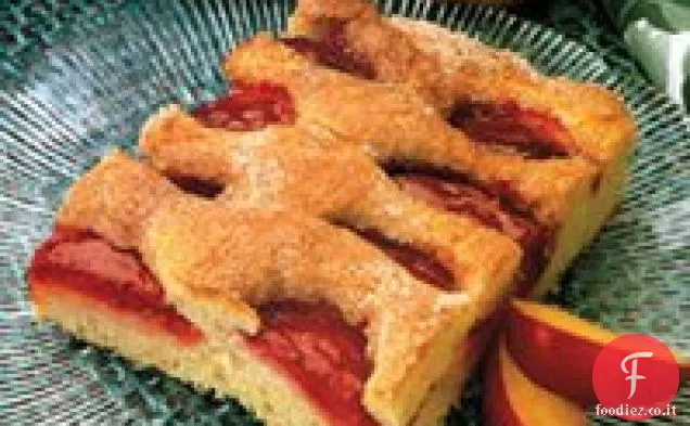 Facile torta di frutta e caffè