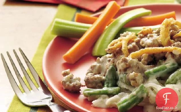 Casseruola di manzo e patate cremose a cottura lenta