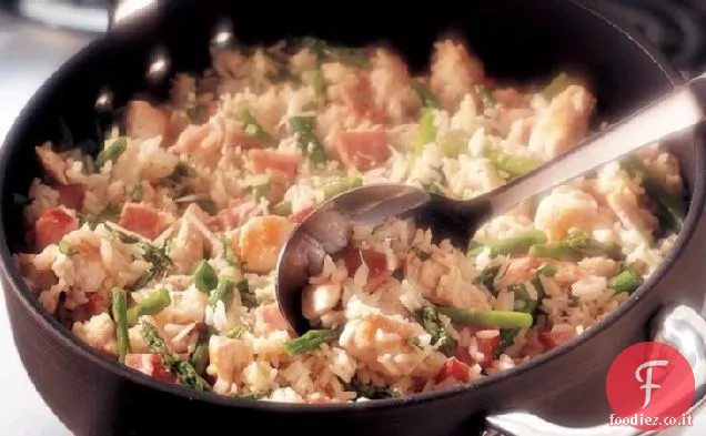 Risotto di pollo veloce