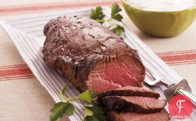 Filetto di manzo con crema di rafano