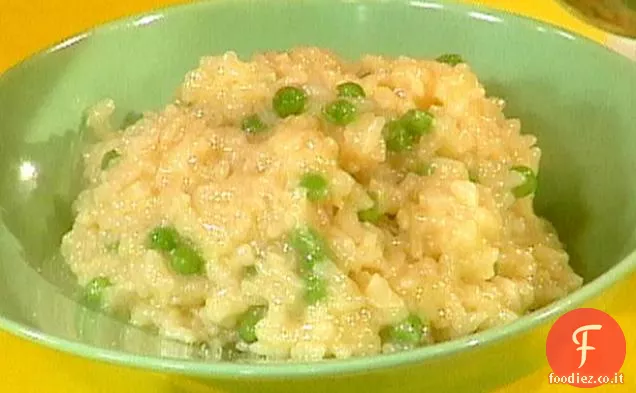 Risi e Bisi peas riso e piselli all'italiana
