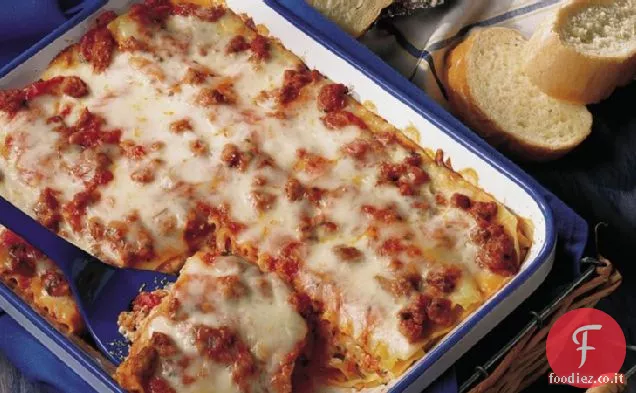 Lasagna di salsiccia italiana (più leggera )