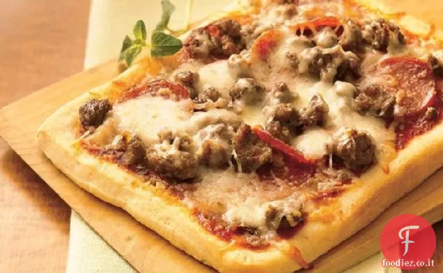 Pizze personali a doppia carne