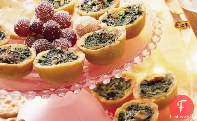 Punture di quiche di spinaci