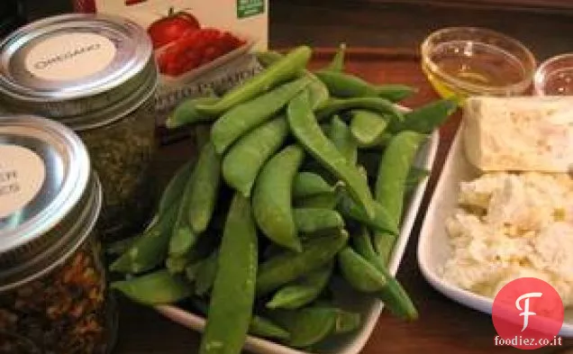 Piselli piccanti con Feta