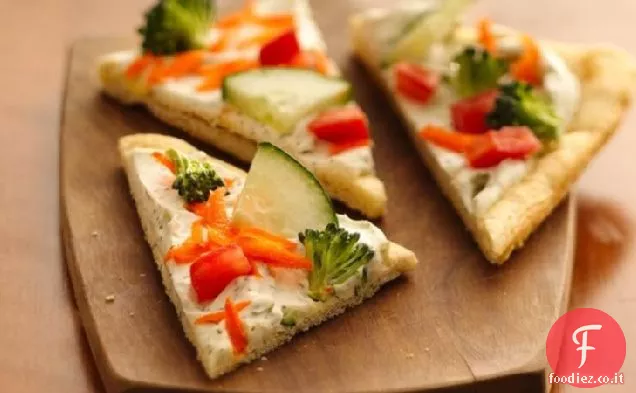 Facile Crescent Veggie Pizza