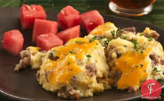 Salsiccia e formaggio grana Casseruola (Rifacimento)