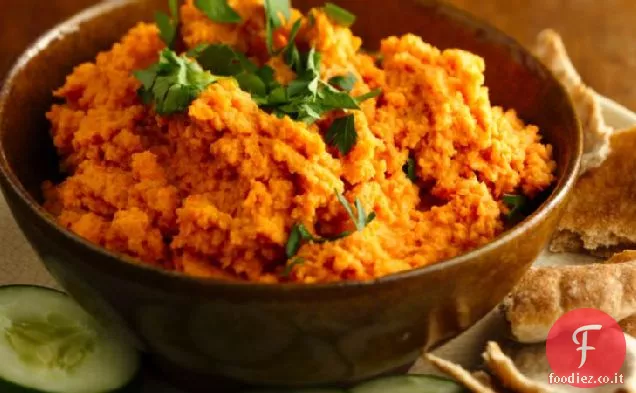 Hummus di carota piccante