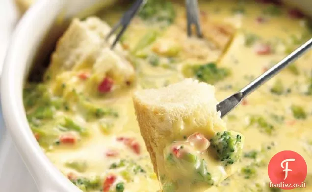 Antipasto Birra-Fonduta di formaggio