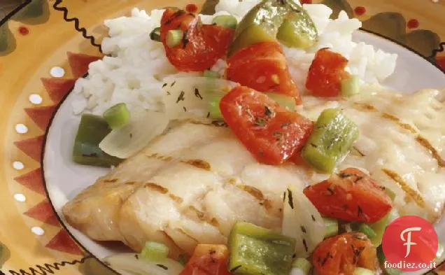 Snapper creolo alla griglia