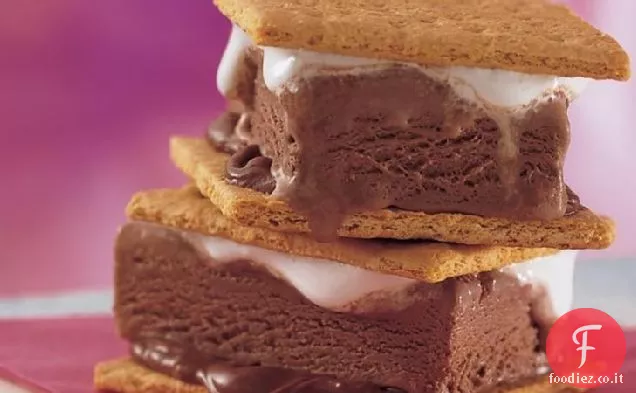 S'mores Panini gelato