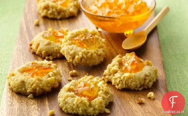 Arancione e pinoli Thumbprints