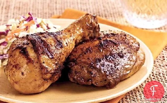 Birra alla griglia-Pollo in salamoia