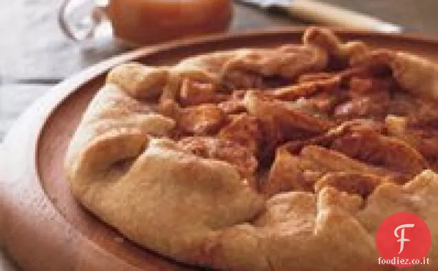 Crostata di Mele con Salsa al Caramello