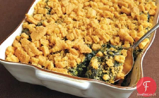 Formaggio paglia-spinaci Casseruola