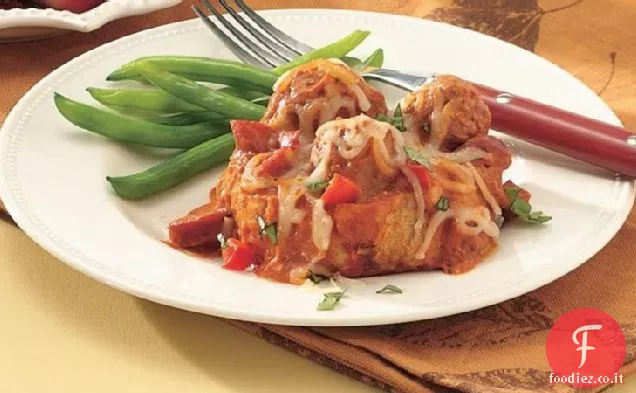 Polpetta Pizza Sandwich Casseruola