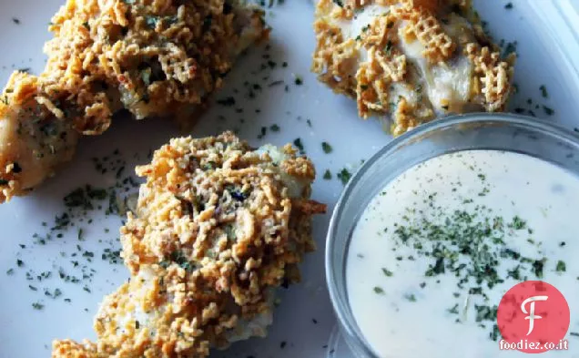 Croccanti ali di pollo Ranch