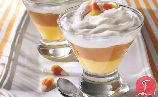 Budini di mais cremoso caramelle