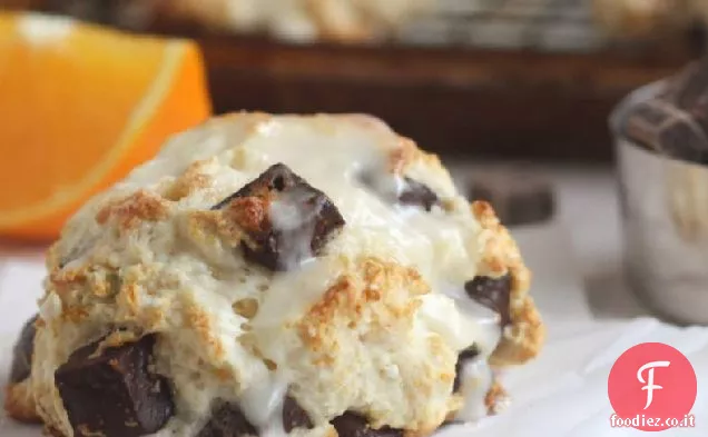 Biscotti al cioccolato all'arancia