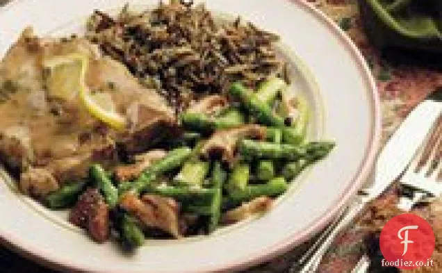 Braciole di maiale al limone e miele