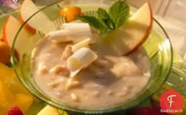 Salsa di Cioccolato Bianco e Mandorle