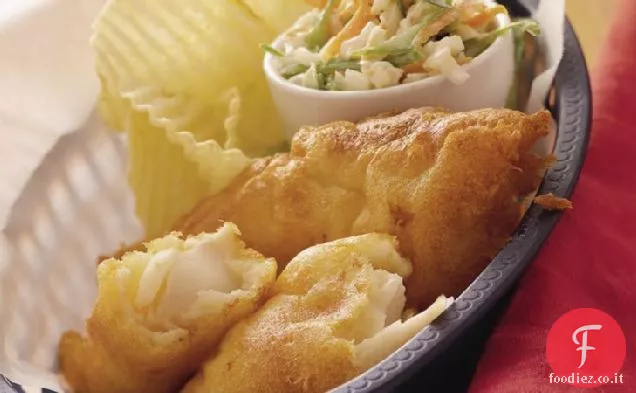 Pesce pastellato di birra