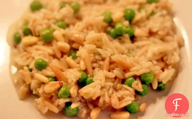 Pilaf di riso con piselli