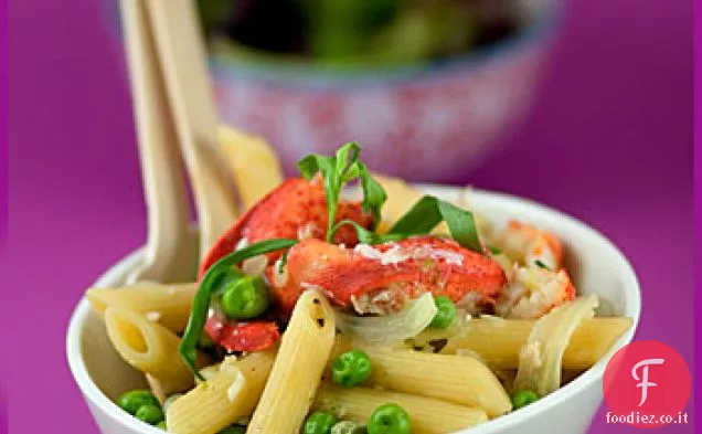 Penne di Finocchio, Piselli verdi e astice