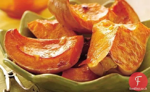 Zucca con glassa di burro all'arancia