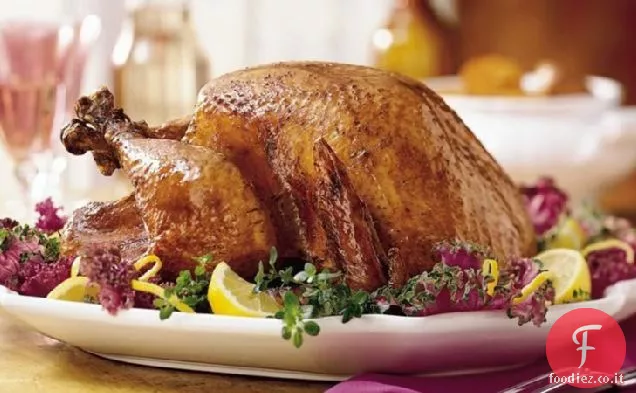 Tacchino alla griglia con erbe al limone