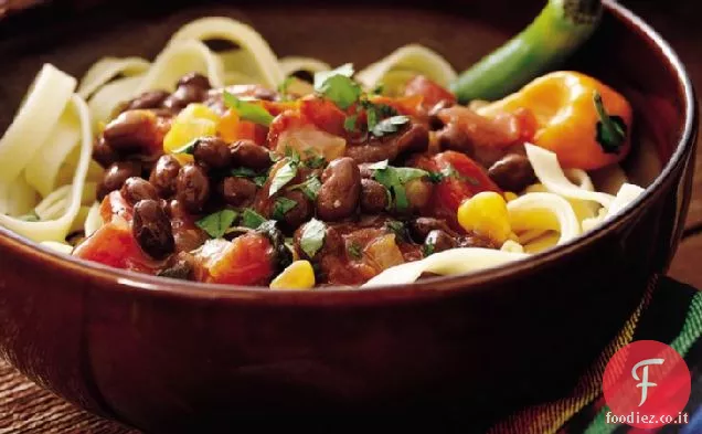 Ciotola di fettuccine sud-ovest