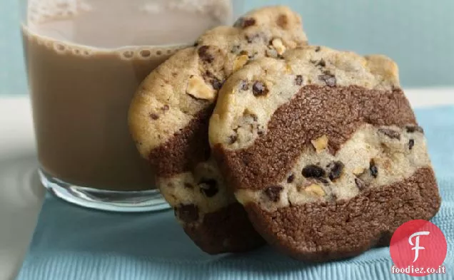 Biscotti croccanti al cioccolato-Espresso Ribbon