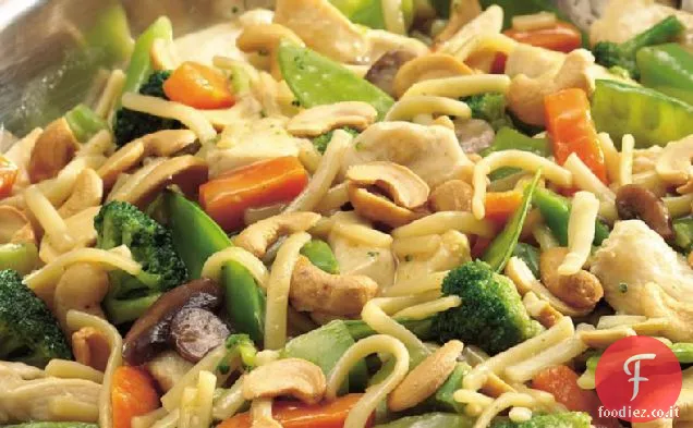 Pollo al sesamo Lo Mein