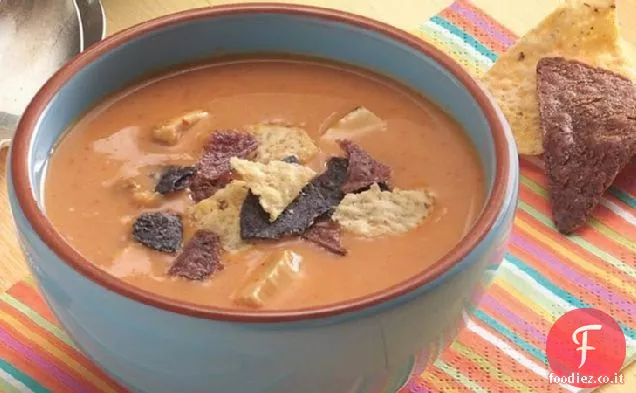 Zuppa di pollo di formaggio Enchilada