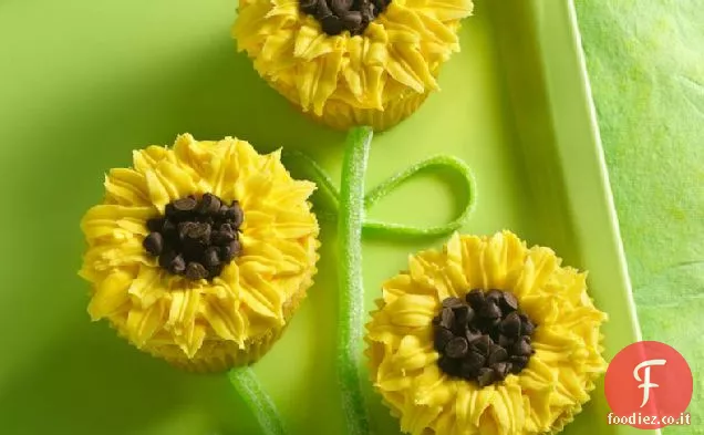 Cupcakes di girasole