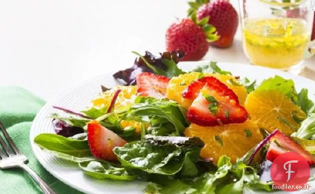 Insalata di arance e fragole