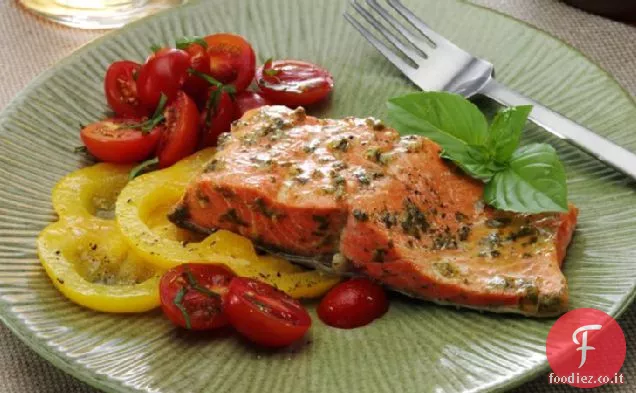 Salmone al Pesto