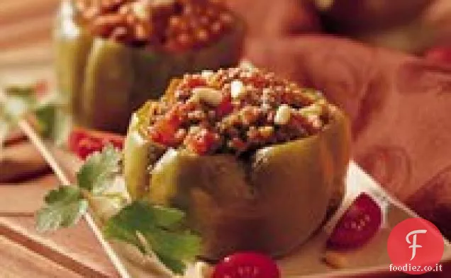 Couscous a cottura lenta-Peperoni ripieni (Cottura per 2)