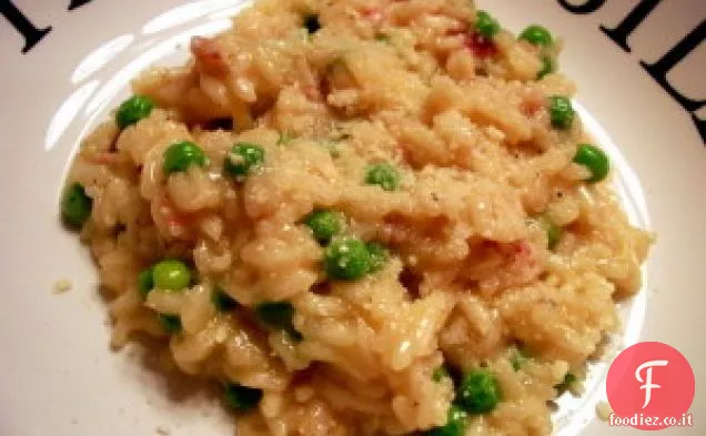 Risotto con Piselli e Prosciutto