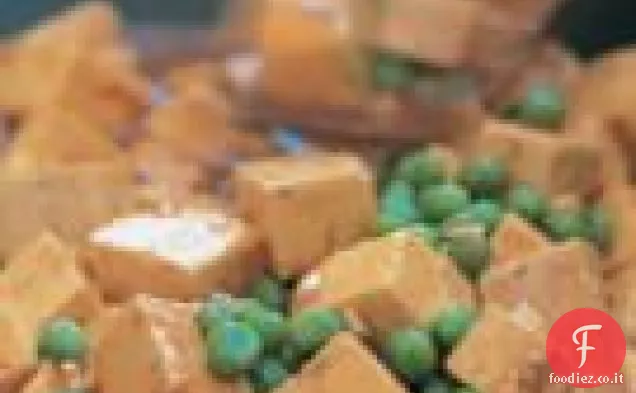 Tofu piccante con piselli