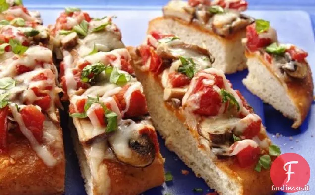 Focaccia al Pomodoro e Funghi