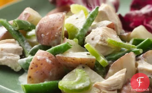 Raccolta estiva Insalata di pollo e patate