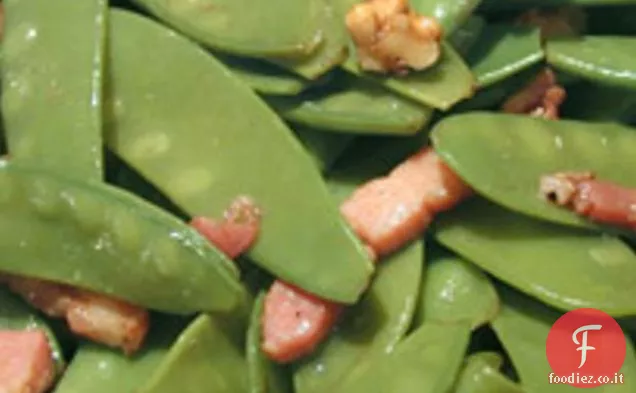 Pancetta Noce Neve Insalata di piselli