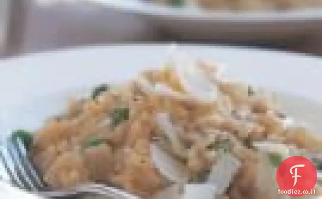 Risotto ai Funghi Selvatici con Piselli