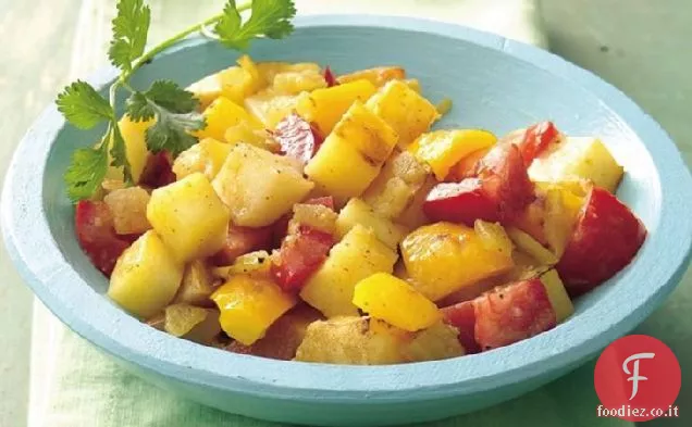 Insalata di patate alla griglia con Vinaigrette Cile